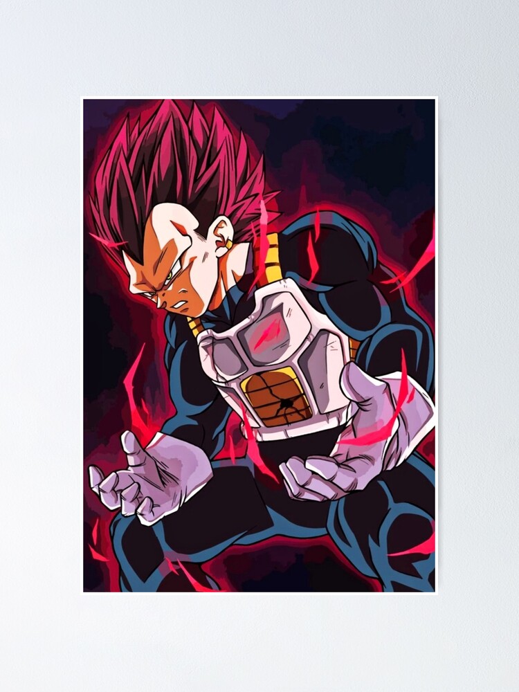 Vegeta Ultra Ego Poster For Sale By Batif X7 Redbubble 5114