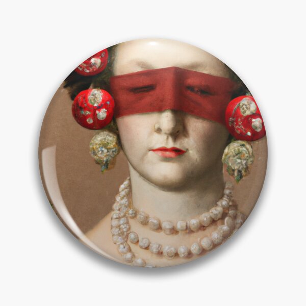 Artikelvorschau, Ai Art, Ai Print, Painting Altered Art, Fashion Portrait Painting, Ai Christmas, Art by Ai ,Gift entworfen und verkauft von RadRococo.