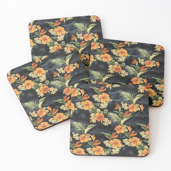 Item preview, Retro Hawaiian Hibiscus Aloha Shirt designed and sold by J Marielle Designs.