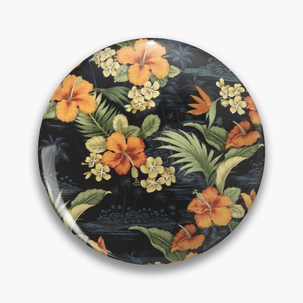 Item preview, Retro Hawaiian Hibiscus Aloha Shirt designed and sold by J Marielle Designs.
