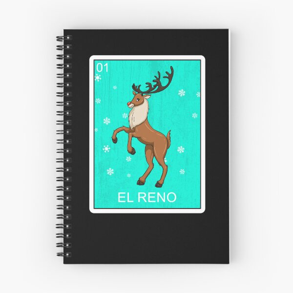 Item preview, El Reno The Reindeer Card Mexican Lottery Christmas El Reno Gear designed and sold by DynamicDesign.