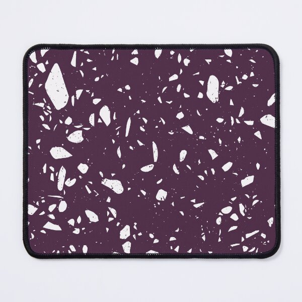 Item preview, Grape Purple and White Terrazzo Pattern designed and sold by thesnowwhyte.