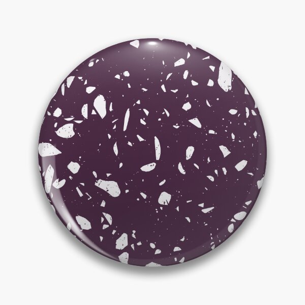 Item preview, Grape Purple and White Terrazzo Pattern designed and sold by thesnowwhyte.