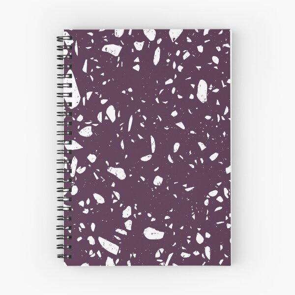 Item preview, Grape Purple and White Terrazzo Pattern designed and sold by thesnowwhyte.