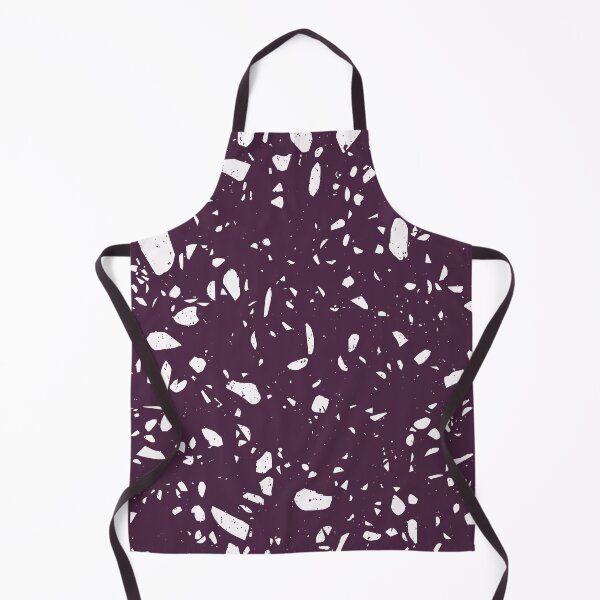 Item preview, Grape Purple and White Terrazzo Pattern designed and sold by thesnowwhyte.