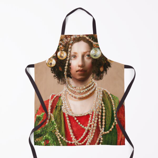 Artikelvorschau, Ai Art, Ai Print, Painting Altered Art, Fashion Portrait Painting, Ai Christmas, Art by Ai ,Gift entworfen und verkauft von RadRococo.