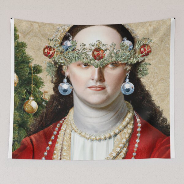Item preview, Ai Art, Ai Print, Painting Altered Art, Fashion Portrait Painting, Ai Christmas, Art by Ai ,Gift designed and sold by RadRococo.