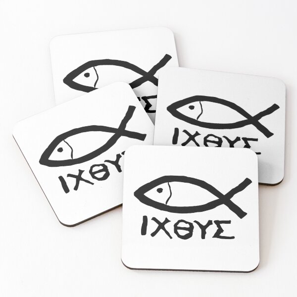 Item preview, Ichthys IXOYE Christian Fish Sticker designed and sold by nikolaj1301.