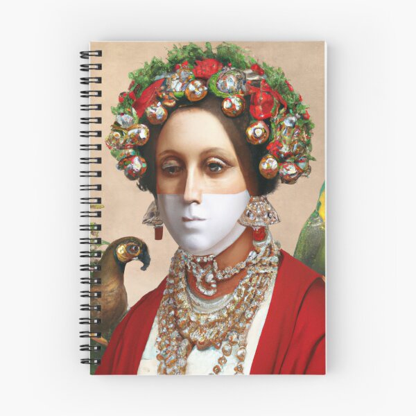 Item preview, Ai Art, Ai Print, Painting Altered Art, Fashion Portrait Painting, Ai Christmas, Art by Ai ,Gift designed and sold by RadRococo.