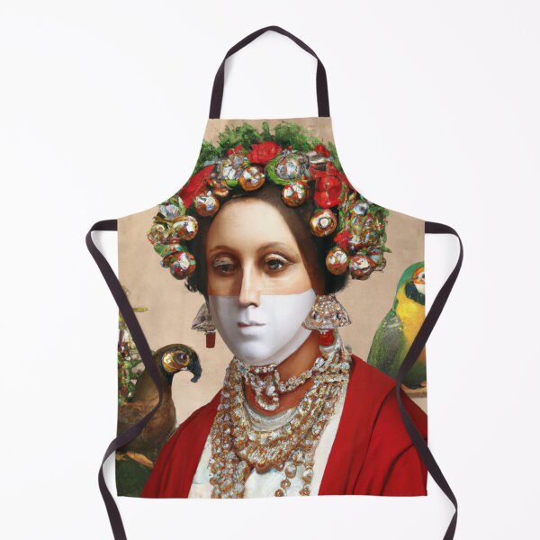 Artikelvorschau, Ai Art, Ai Print, Painting Altered Art, Fashion Portrait Painting, Ai Christmas, Art by Ai ,Gift entworfen und verkauft von RadRococo.