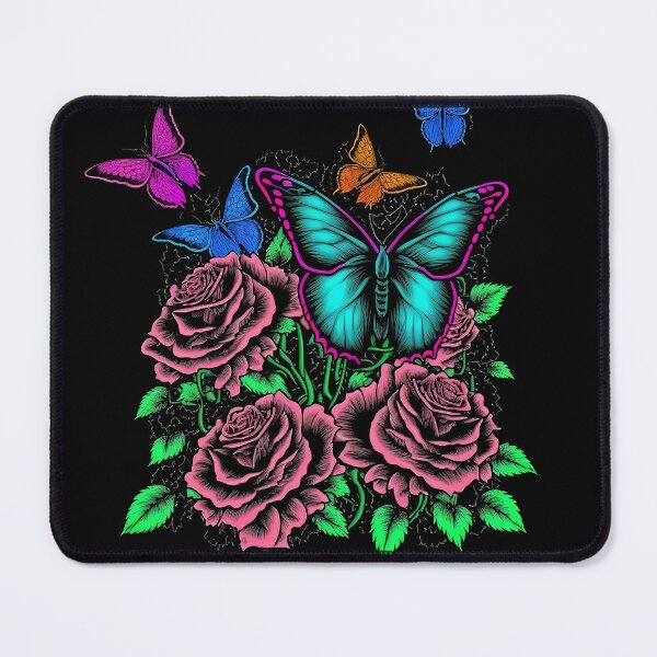 Item preview, Butterflies on Roses designed and sold by GummywormDesign.