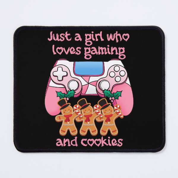 Item preview, Just A Girl Who Loves Gaming And Cookies designed and sold by RockBeeDesigns.