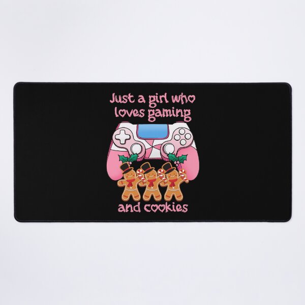 Item preview, Just A Girl Who Loves Gaming And Cookies designed and sold by RockBeeDesigns.