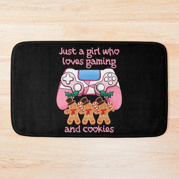 Item preview, Just A Girl Who Loves Gaming And Cookies designed and sold by RockBeeDesigns.