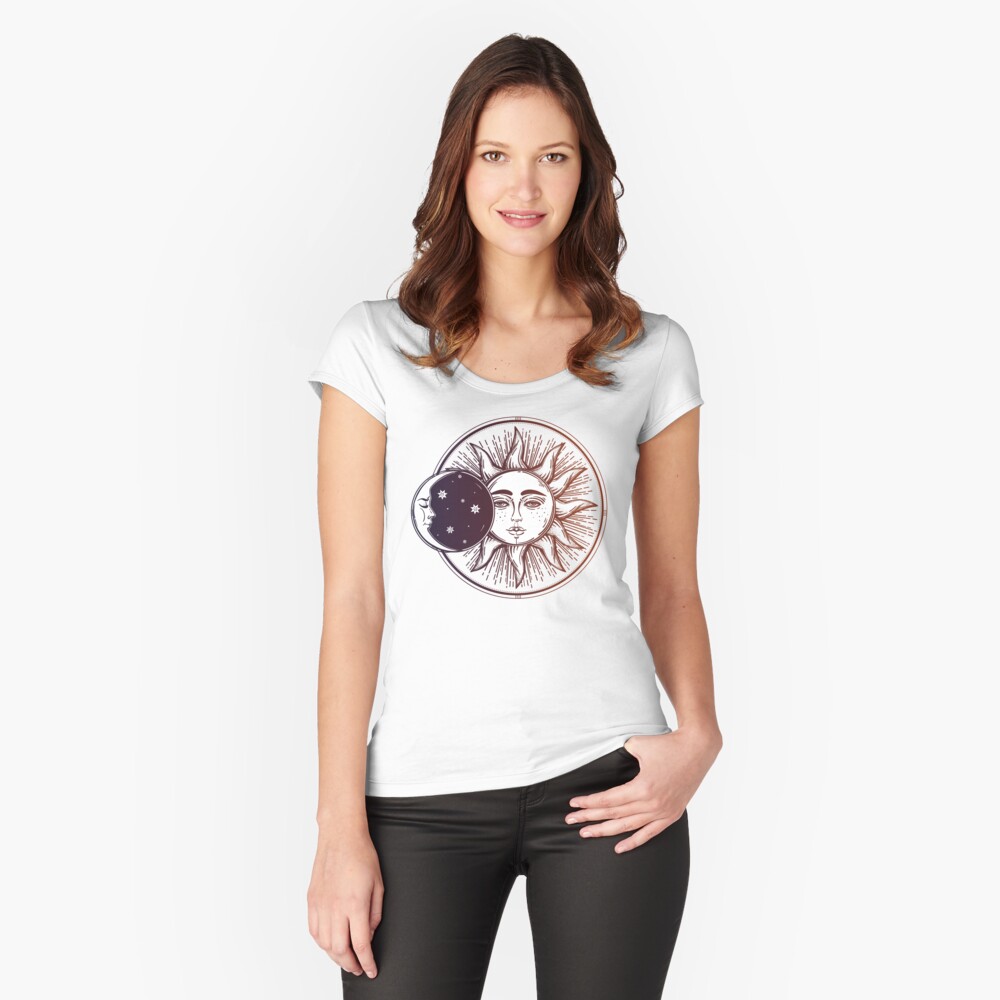 Item preview, Fitted Scoop T-Shirt designed and sold by MagneticMama.