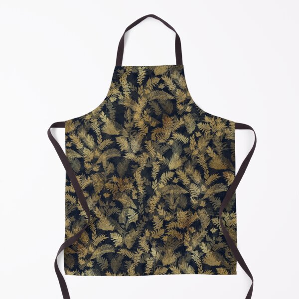 Item preview, Modern Tropical Gold Foliage Blue Pattern designed and sold by NdesignTrend.