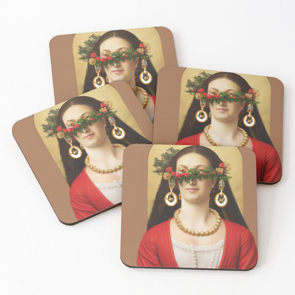 Item preview, Ai Art, Ai Print, Painting Altered Art, Fashion Portrait Painting, Ai Christmas, Art by Ai ,Gift designed and sold by RadRococo.