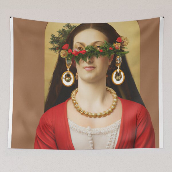 Item preview, Ai Art, Ai Print, Painting Altered Art, Fashion Portrait Painting, Ai Christmas, Art by Ai ,Gift designed and sold by RadRococo.