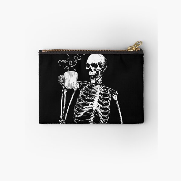 Item preview, Skeleton Coffee Halloween Costume Skeleton Drinking Coffee Gear designed and sold by DynamicDesign.