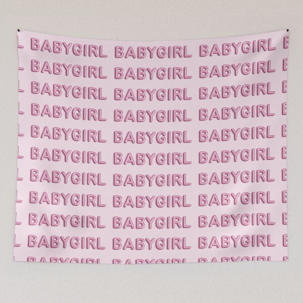 Artikelvorschau, Babygirl rosa Ballonbuchstaben | DDLG Unterwürfig entworfen und verkauft von KinkShoppe.