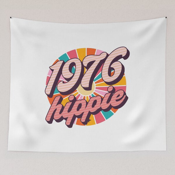 Item preview, 1976 Hippie - Since 1976 - Gift For Old Hippies Born In 1976 designed and sold by AlanPhotoArt.