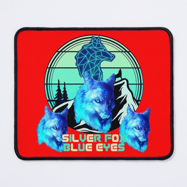Item preview, silver fox blue eyes designed and sold by MrSameeraTop.