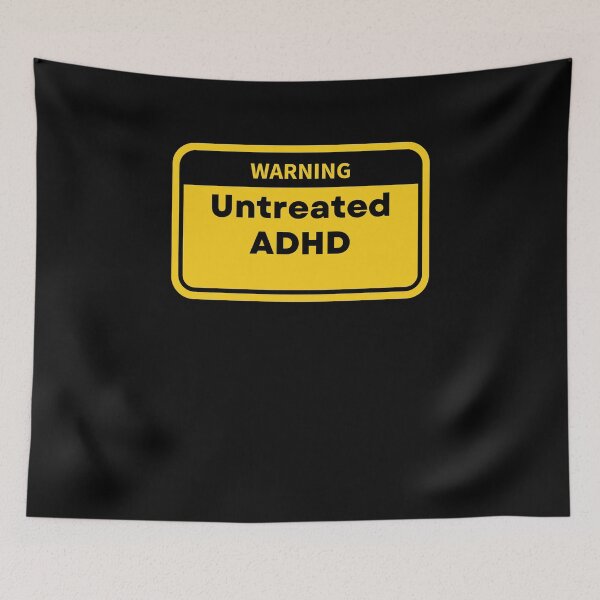 Item preview, ADHD Joke designed and sold by BuraxisQuotes.