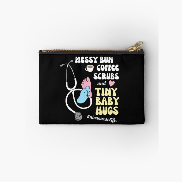 Item preview, Nicu Nurse Messy Bun Tiny Baby Hugs designed and sold by Betsytiptoe.