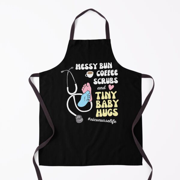 Item preview, Nicu Nurse Messy Bun Tiny Baby Hugs designed and sold by Betsytiptoe.