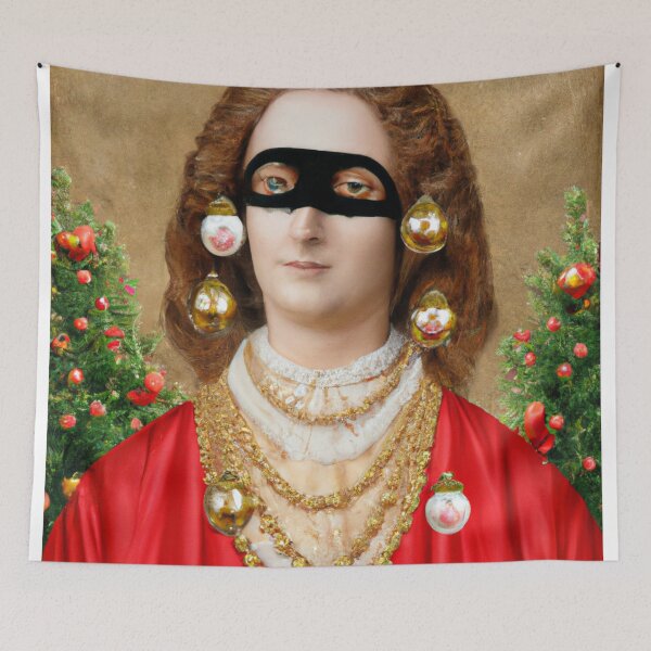 Item preview, Ai Art, Ai Print, Painting Altered Art, Fashion Portrait Painting, Ai Christmas, Art by Ai ,Gift designed and sold by RadRococo.