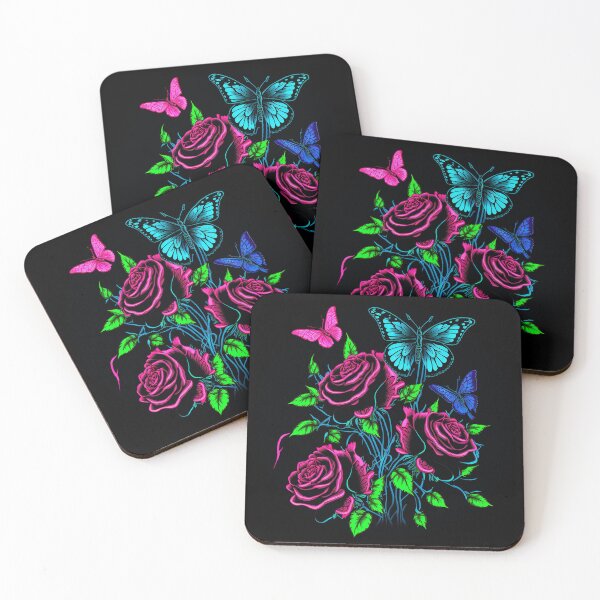 Item preview, Butterflies with Roses designed and sold by GummywormDesign.