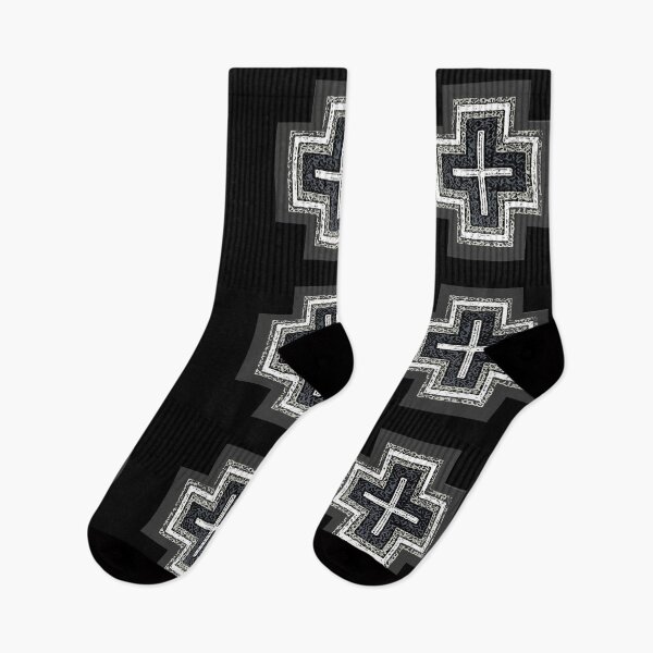 Item preview, Simple Aztec Black Cross designed and sold by Denise Armstrong.
