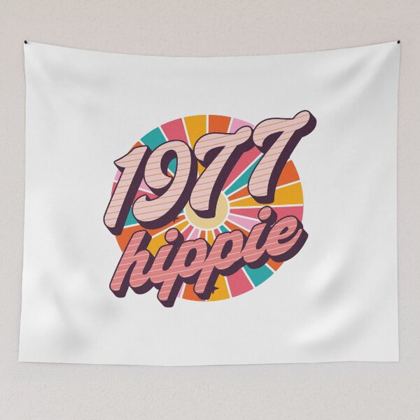 Item preview, 1977 Hippie - Since 1977 - Christmas Gift For Hippies Born In 1977 designed and sold by AlanPhotoArt.