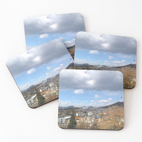 Item preview, Namsan Tower on a Cloudy Day - Seoul, South Korea Photographs designed and sold by YemmyZImages.