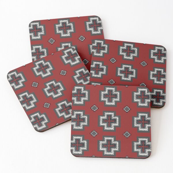 Item preview, Simple Aztec Red Cross designed and sold by Denise Armstrong.