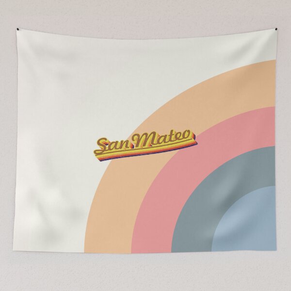 Item preview, San Mateo | Retro Rainbow designed and sold by retroready.
