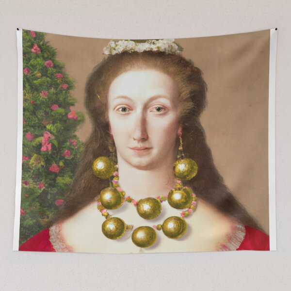 Item preview, Ai Art, Ai Print, Painting Altered Art, Fashion Portrait Painting, Ai Christmas, Art by Ai ,Gift designed and sold by RadRococo.