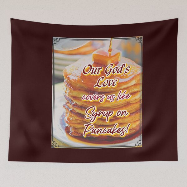 Item preview,  JESUS GOD CHURCH AND the ultimate best pancake breakfast tshirt designed and sold by THE AMERICAN TEEVANGELIST.