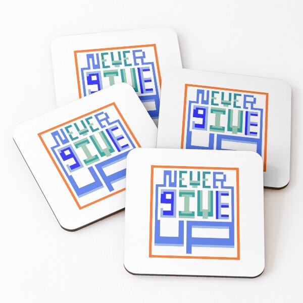 Item preview, Never give up designed and sold by Work of art Shop.