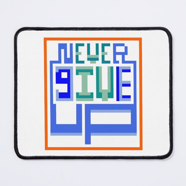 Item preview, Never give up designed and sold by Work of art Shop.
