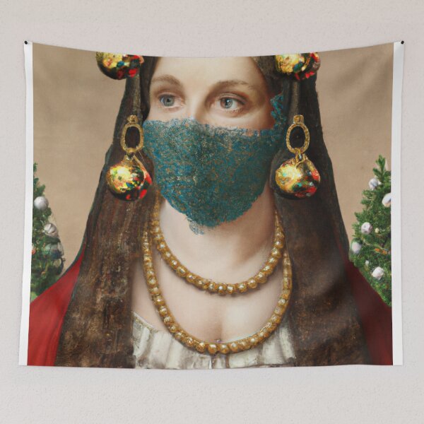 Item preview, Ai Art, Ai Print, Painting Altered Art, Fashion Portrait Painting, Ai Christmas, Art by Ai ,Gift designed and sold by RadRococo.