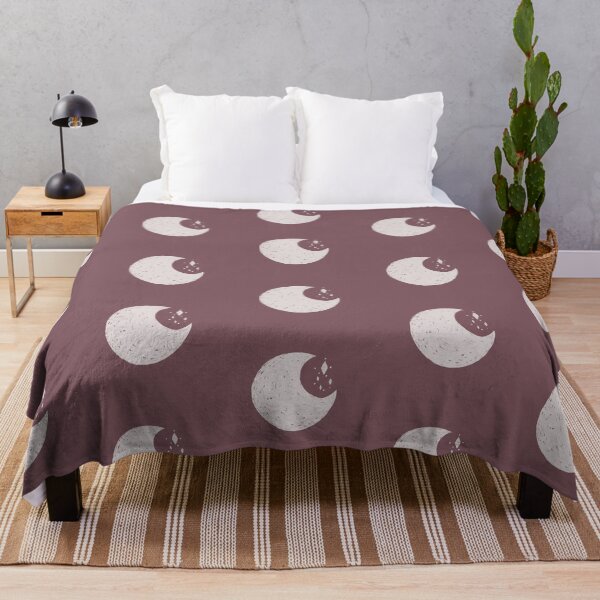 Artikelvorschau, Cosmic Moon Polka Dots Design Soft Aesthetic In Muted Colors Mulberry entworfen und verkauft von scorpiolane.