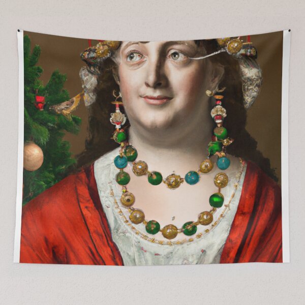 Item preview, Ai Art, Ai Print, Painting Altered Art, Fashion Portrait Painting, Ai Christmas, Art by Ai ,Gift designed and sold by RadRococo.