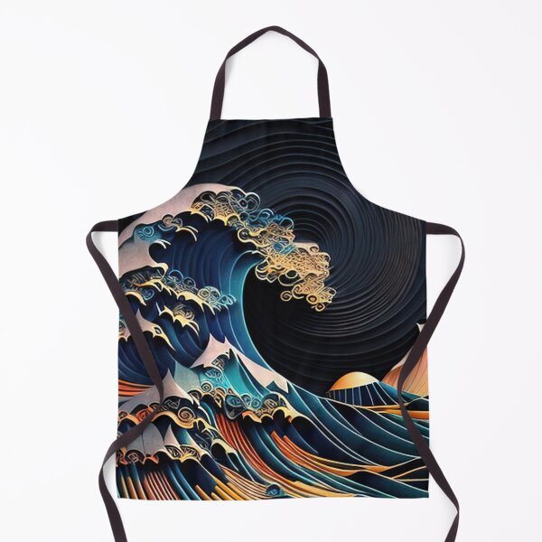 Item preview, Kanagawa wave made from colorful paper designed and sold by RK - Shop.