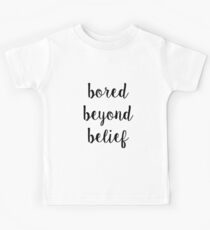 Ruby Redfort Inspired Bored Beyond Belief Kids Tee