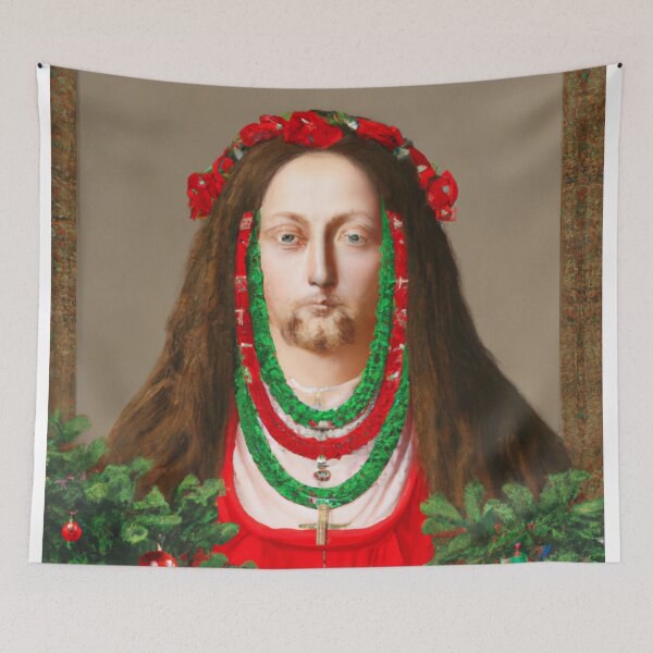 Item preview, Ai Art, Ai Print, Painting Altered Art, Fashion Portrait Painting, Ai Christmas, Art by Ai ,Gift designed and sold by RadRococo.