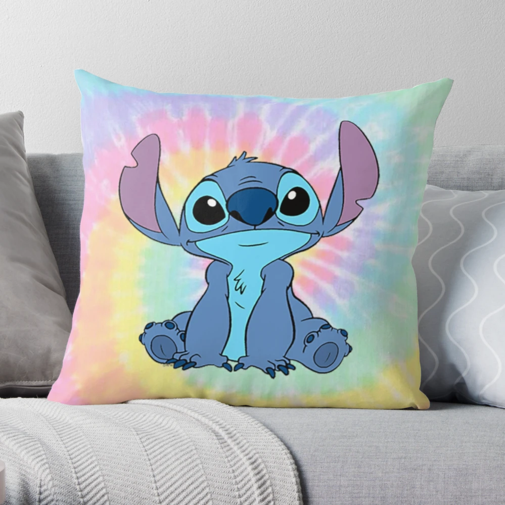  COSUSKET Throw Pillow Covers, Stitch 3D Cartoon