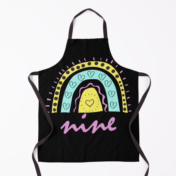 Item preview, Nine Year Old Ninth Birthday Cute Fun Doodle Boho Rainbow designed and sold by LadySaltwater.