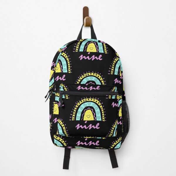 Item preview, Nine Year Old Ninth Birthday Cute Fun Doodle Boho Rainbow designed and sold by LadySaltwater.