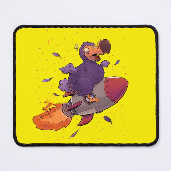 Item preview, Funny Dodo on Rocket Extinct Flightless Bird Animal designed and sold by NUMAcreations.